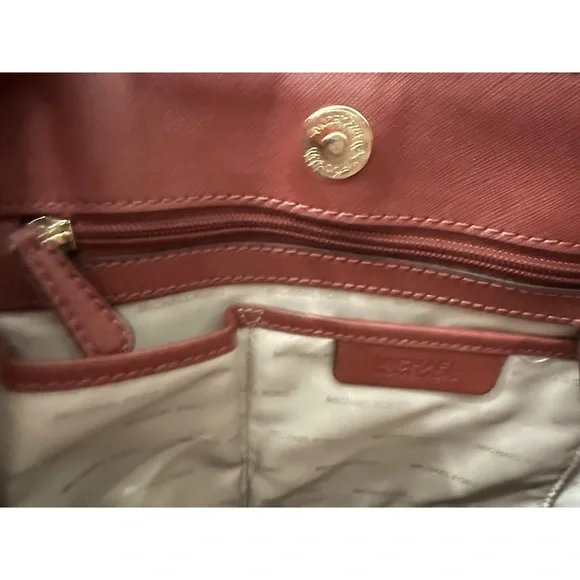 NWOT Michael Kors Leather Selma Satchel Crossbody Bag! - Picture 6 of 7